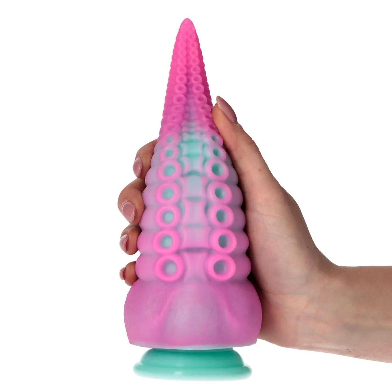 Silikonowe dildo tentaklowe 20 cm z przyssawką | Loris.pl