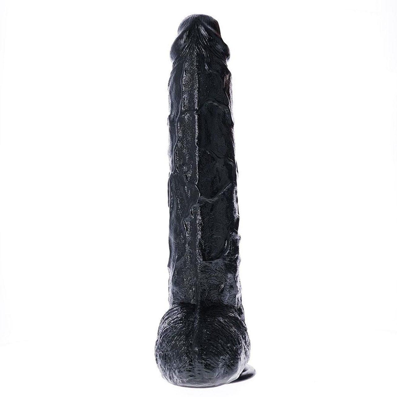 Realistyczne dildo gigant 43 cm z przyssawką | średnica 8 cm | Loris.pl