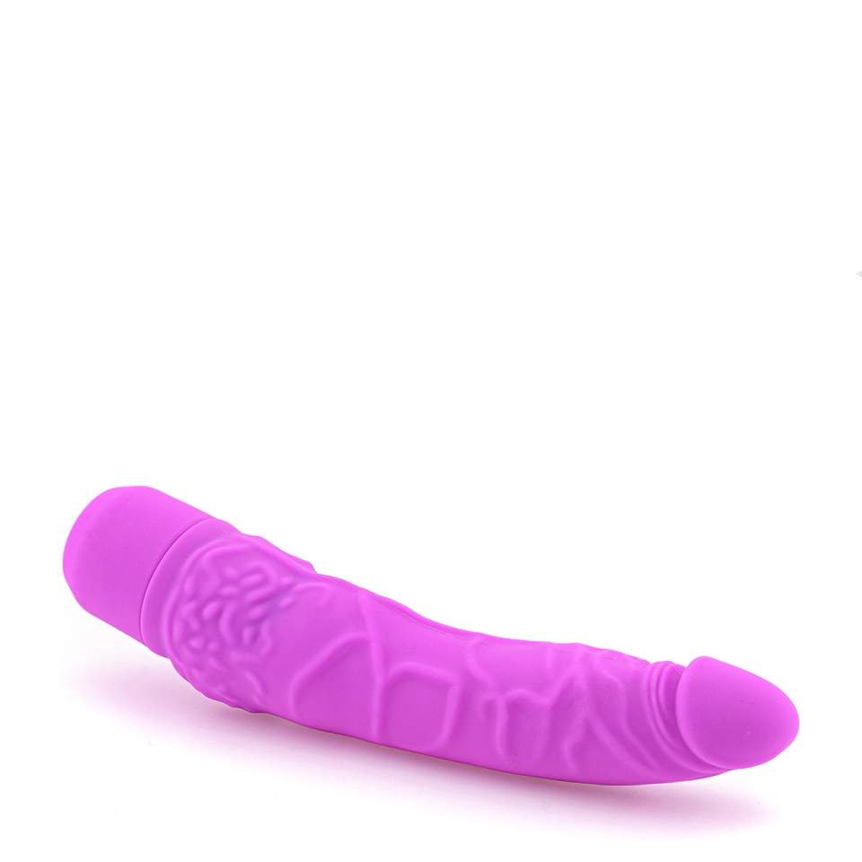 Duży różowy wibrator realistyczny z silikonu