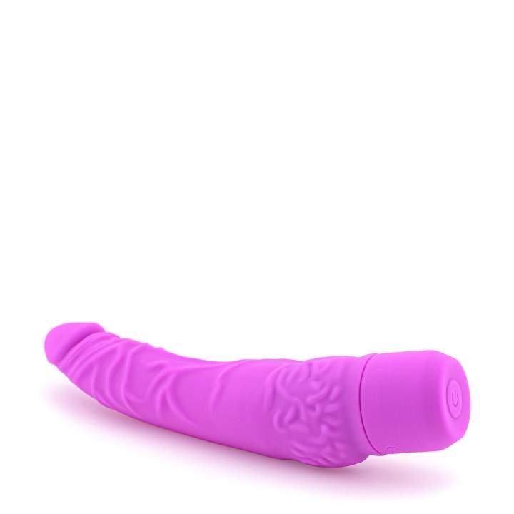 Duży różowy wibrator realistyczny z silikonu