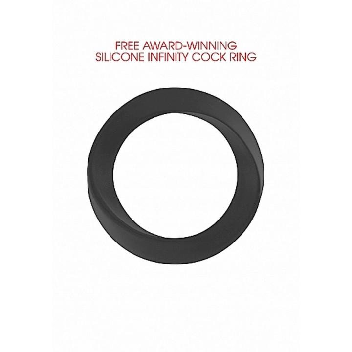 Pompka próżniowa do penisa 23 cm czarna z zaworem bezpieczeństwa | Loris.pl