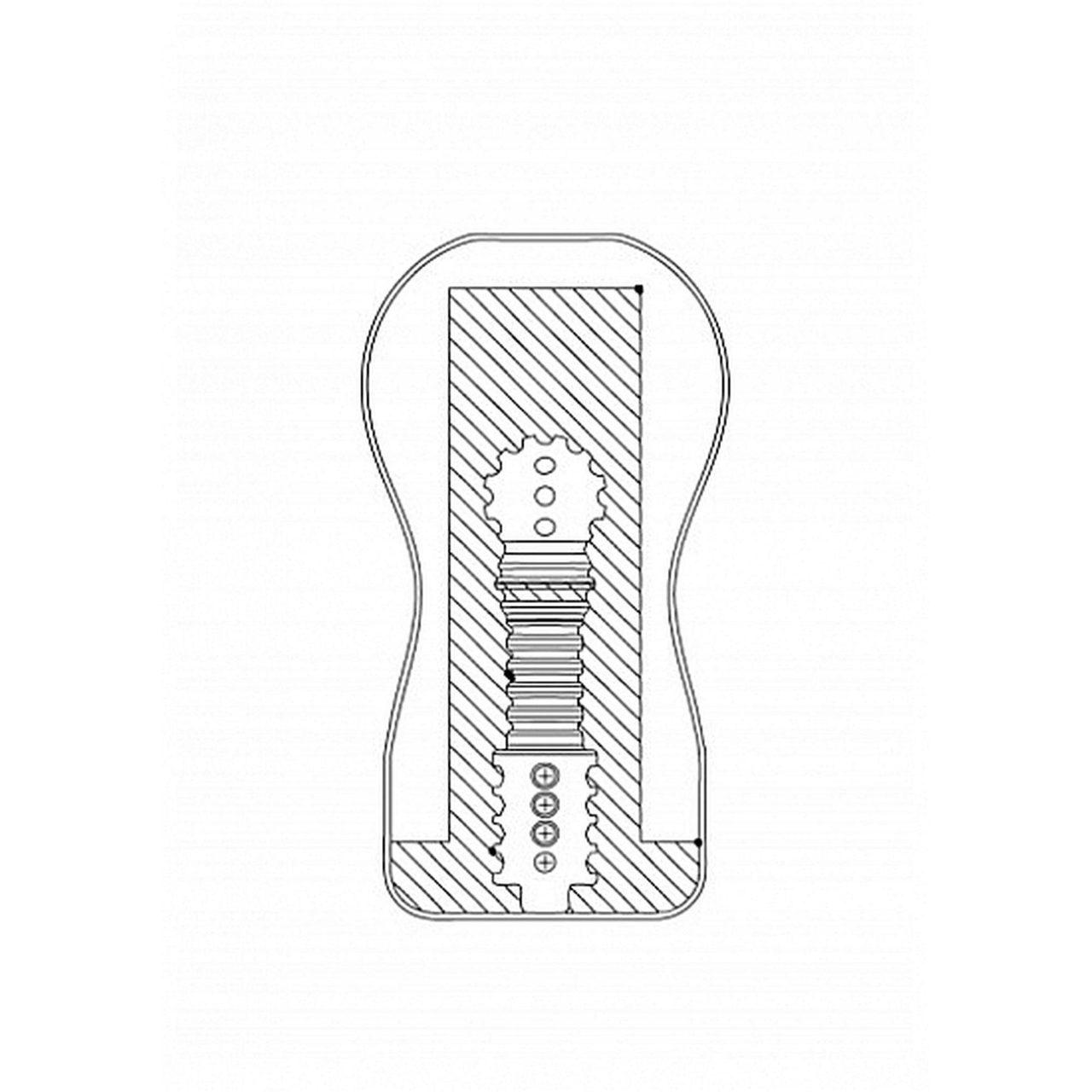 Przenośny masturbator waginalny 15,7 cm – wodoodporny, miękki tunel | Loris.pl