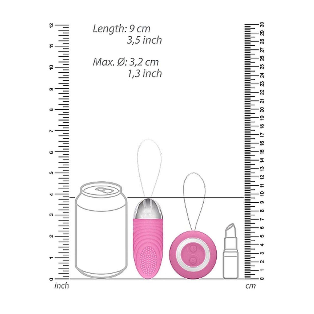 Jajeczko wibrujące z pilotem różowe | 36 trybów | Wodoodporne | Loris.pl