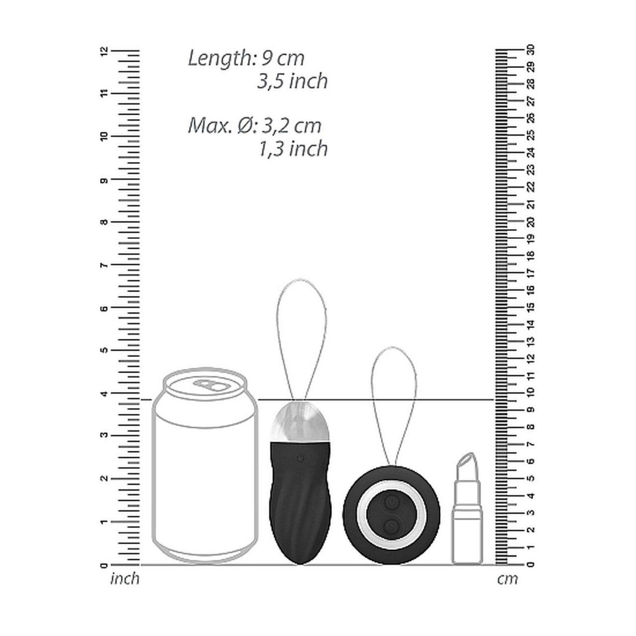 Wibrujące jajeczko z pilotem i włoskami 360° | Bezprzewodowe, wodoodporne