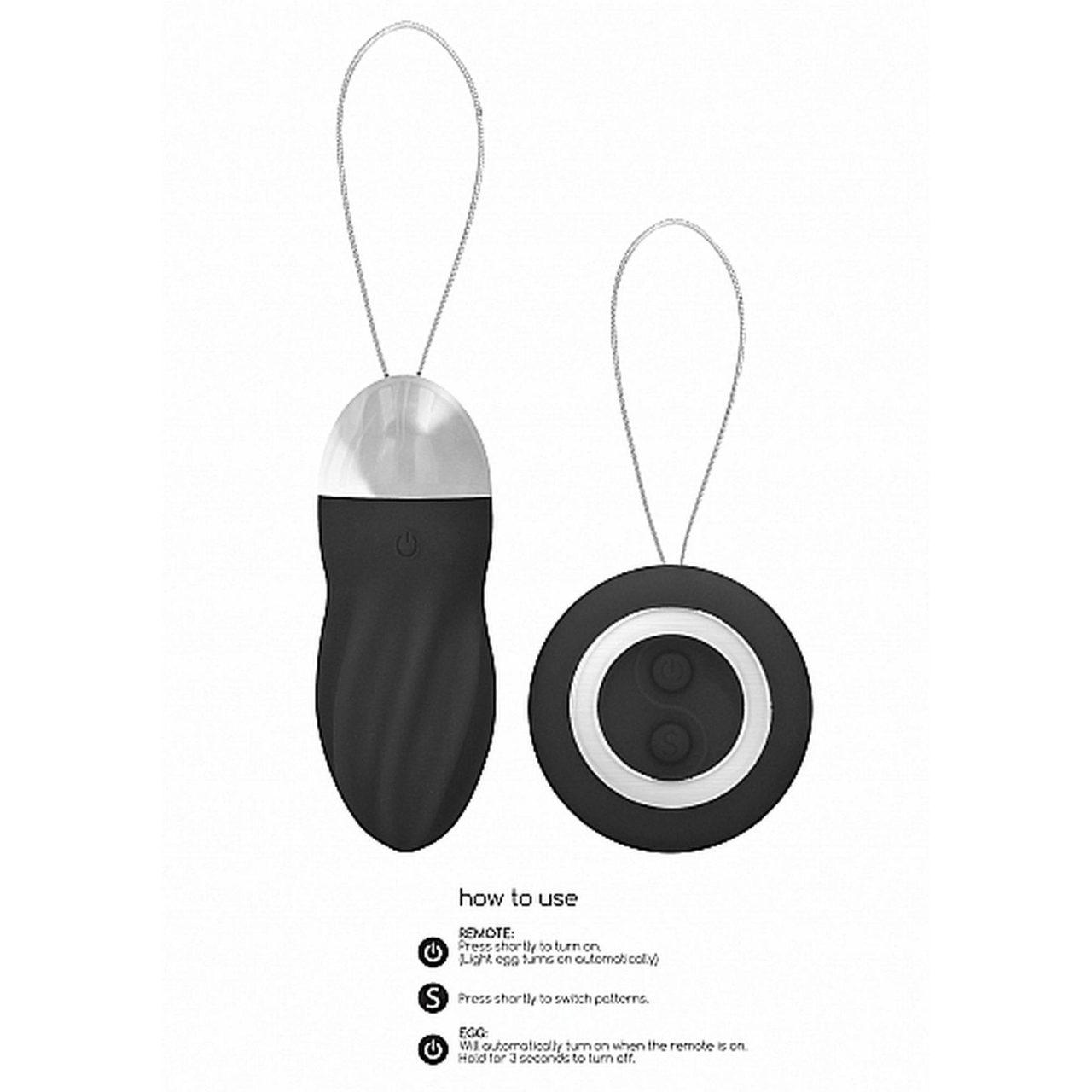 Wibrujące jajeczko z pilotem i włoskami 360° | Bezprzewodowe, wodoodporne