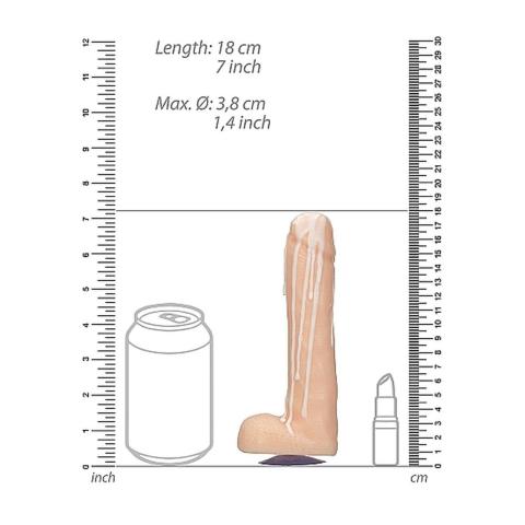 Mydło w kształcie penisa 18 cm cieliste | Śmieszny gadżet i prezent