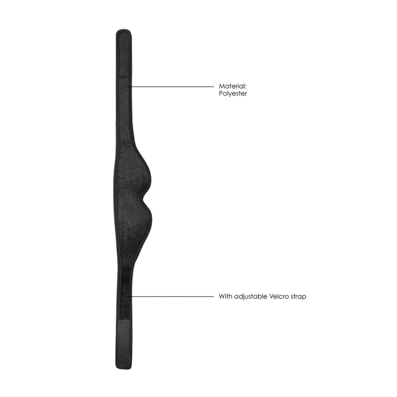 Regulowana opaska na oczy BDSM – miękka i wygodna | Loris.pl