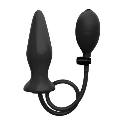 Nadmuchiwany plug analny silikonowy z pompką