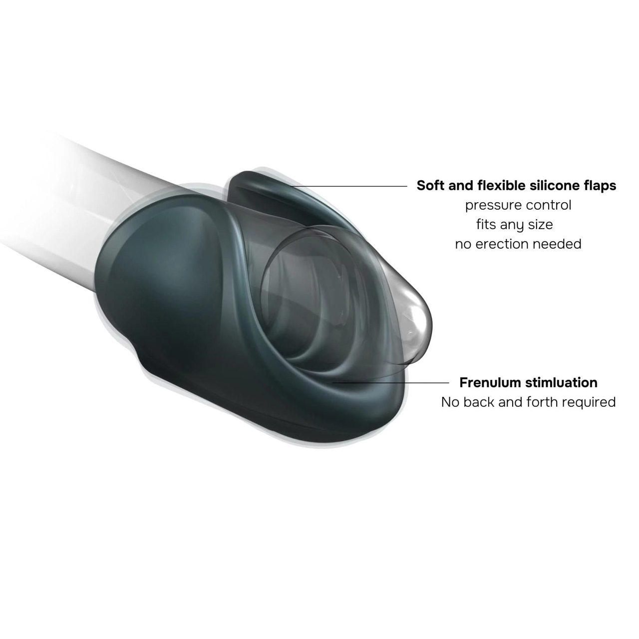 Podróżny masturbator z wibracjami 10 trybów | Silikon | IPX7 | Loris.pl