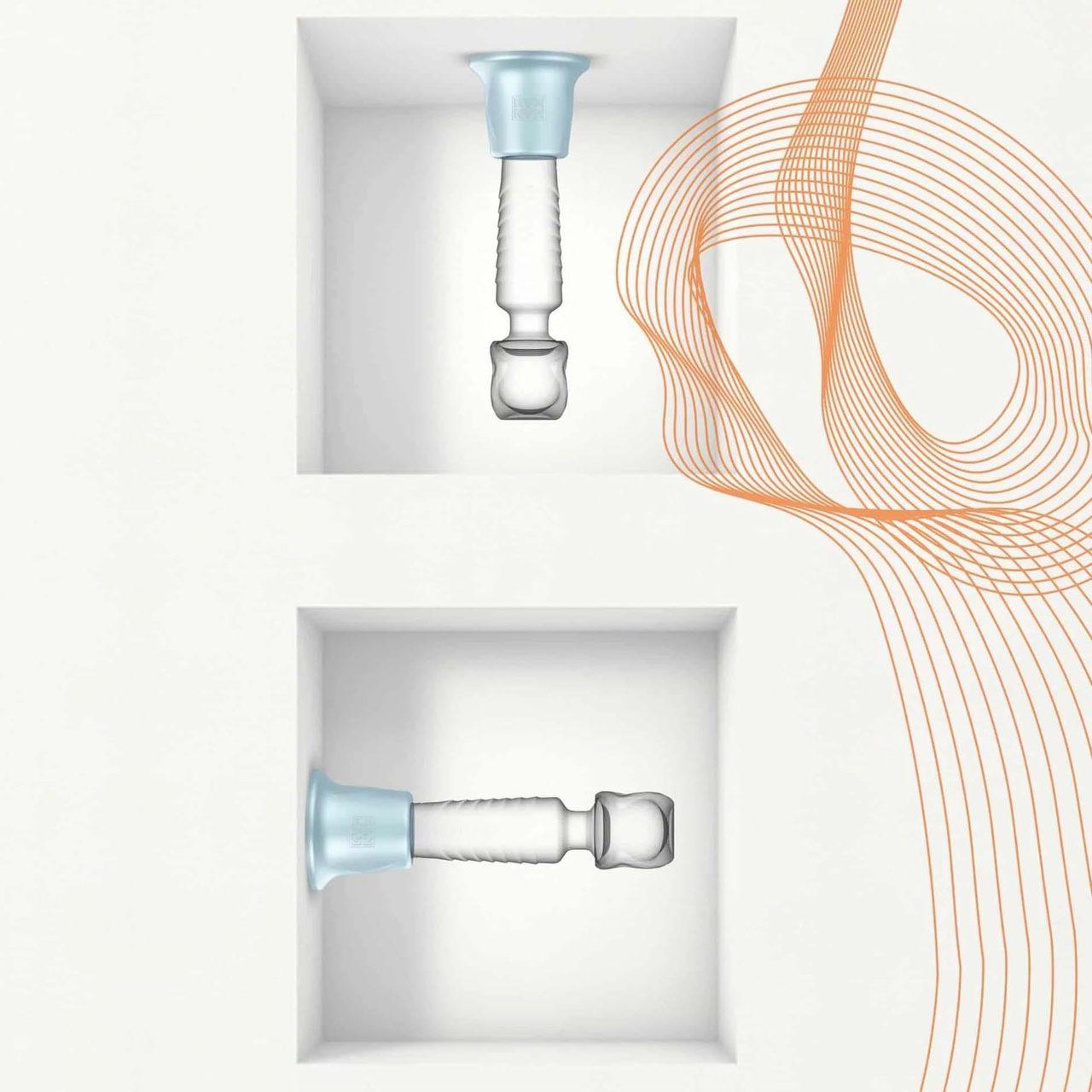 Silikonowy uchwyt z przyssawką do masażera wand 2–4,5 cm | Loris.pl