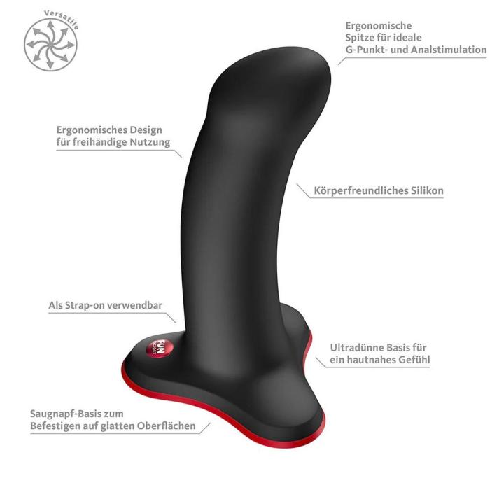 Czarne dildo silikonowe 13,5 cm z przyssawką i do uprzęży