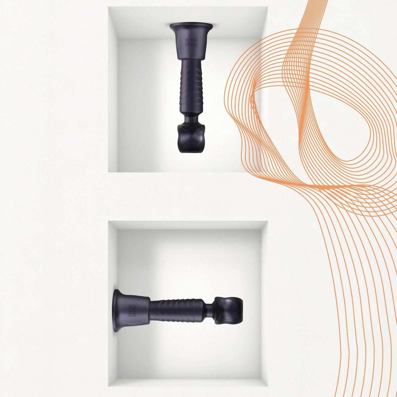 Silikonowy uchwyt z przyssawką do masażera wand 2–4,5 cm | Loris.pl