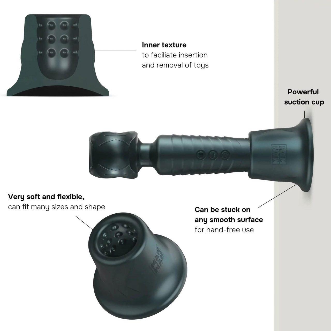 Uniwersalny uchwyt z przyssawką do wanda | Stabilizacja i używanie bez rąk