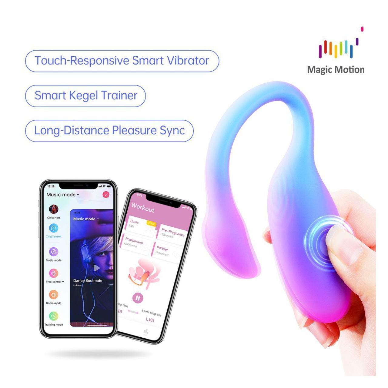 Noszony wibrator z aplikacją i sterowaniem uciskiem | Zdalna kontrola