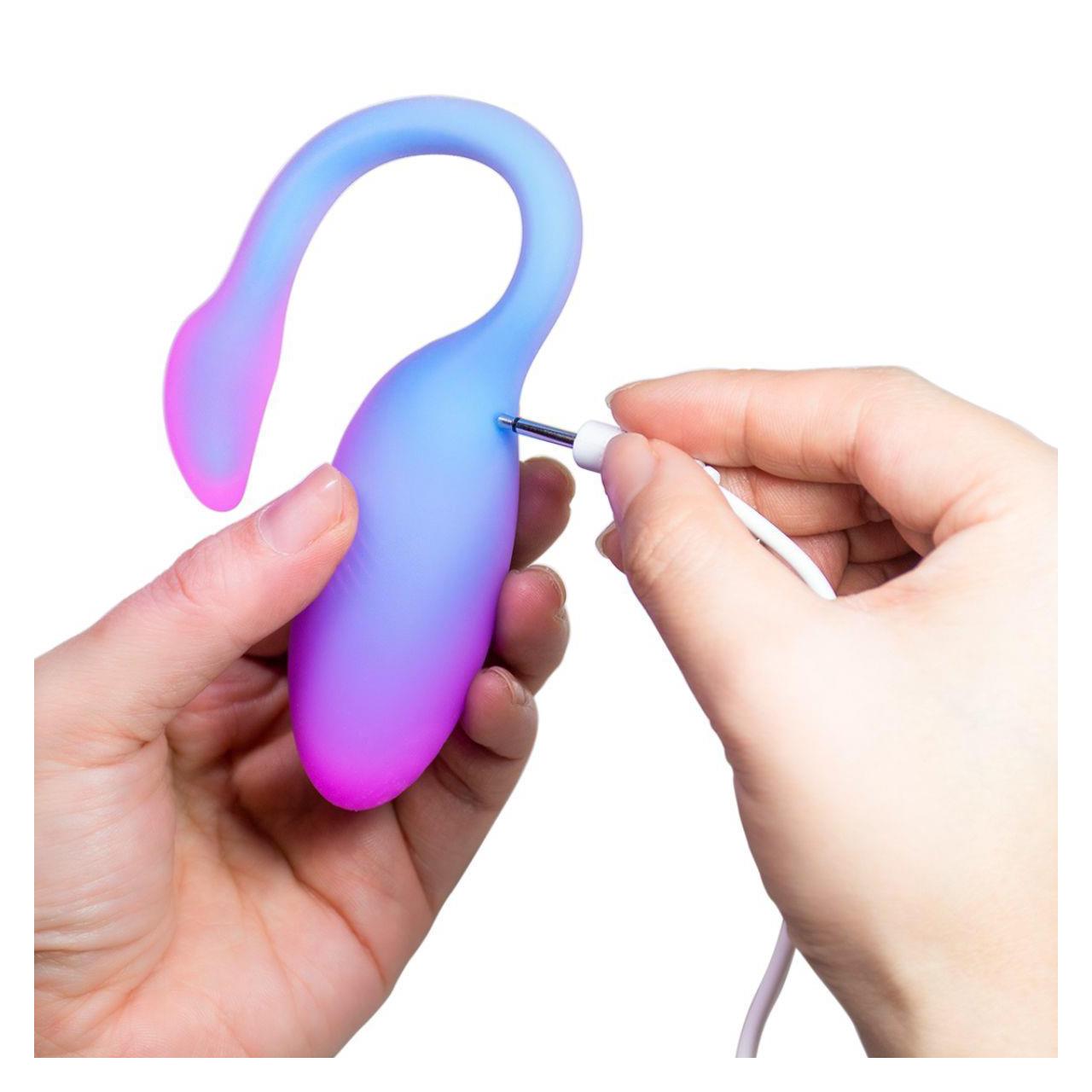 Noszony wibrator z aplikacją i sterowaniem uciskiem | Zdalna kontrola