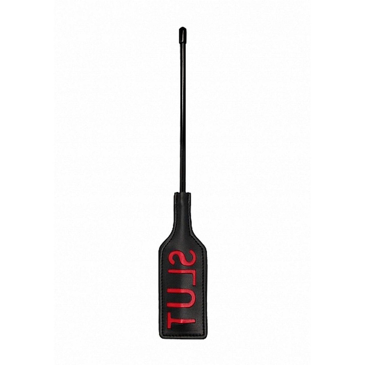 Czarna packa BDSM z eko skóry – krótka packa do klapsów | Loris.pl