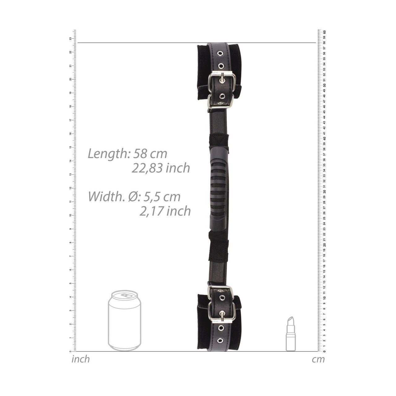 Skórzane kajdanki z uchwytem do BDSM – wygodne i regulowane | Loris.pl