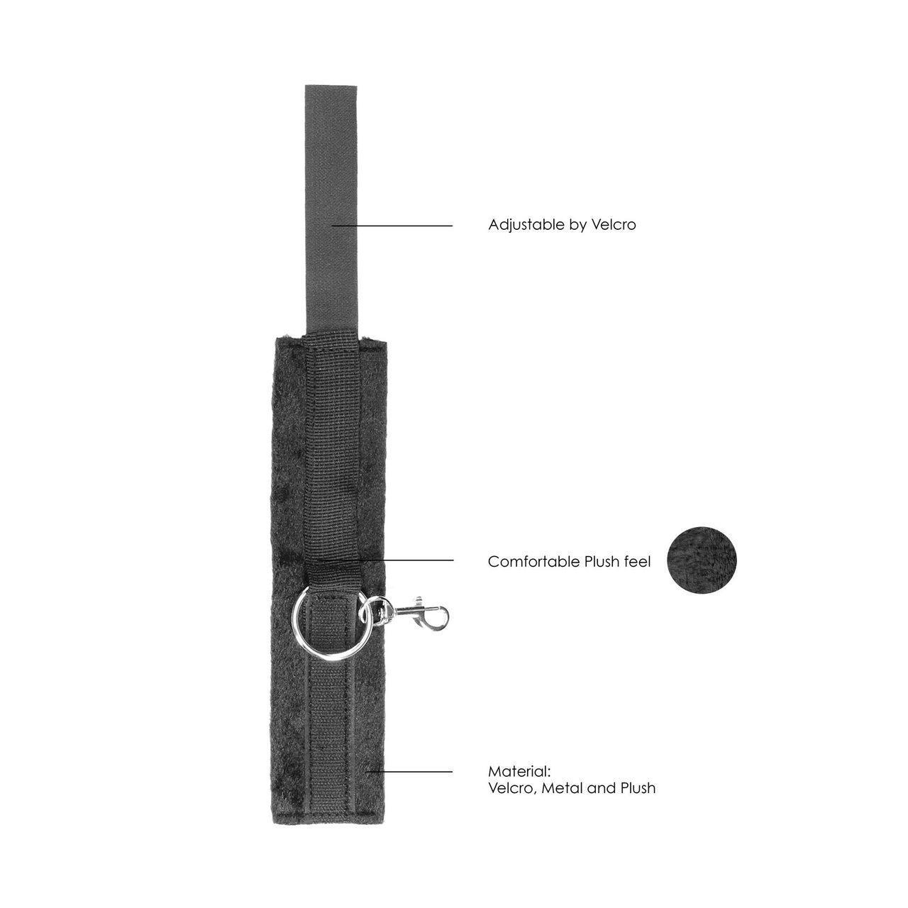 Wiązanie hogtie na rzep z futrzanymi kajdankami | BDSM | Loris.pl