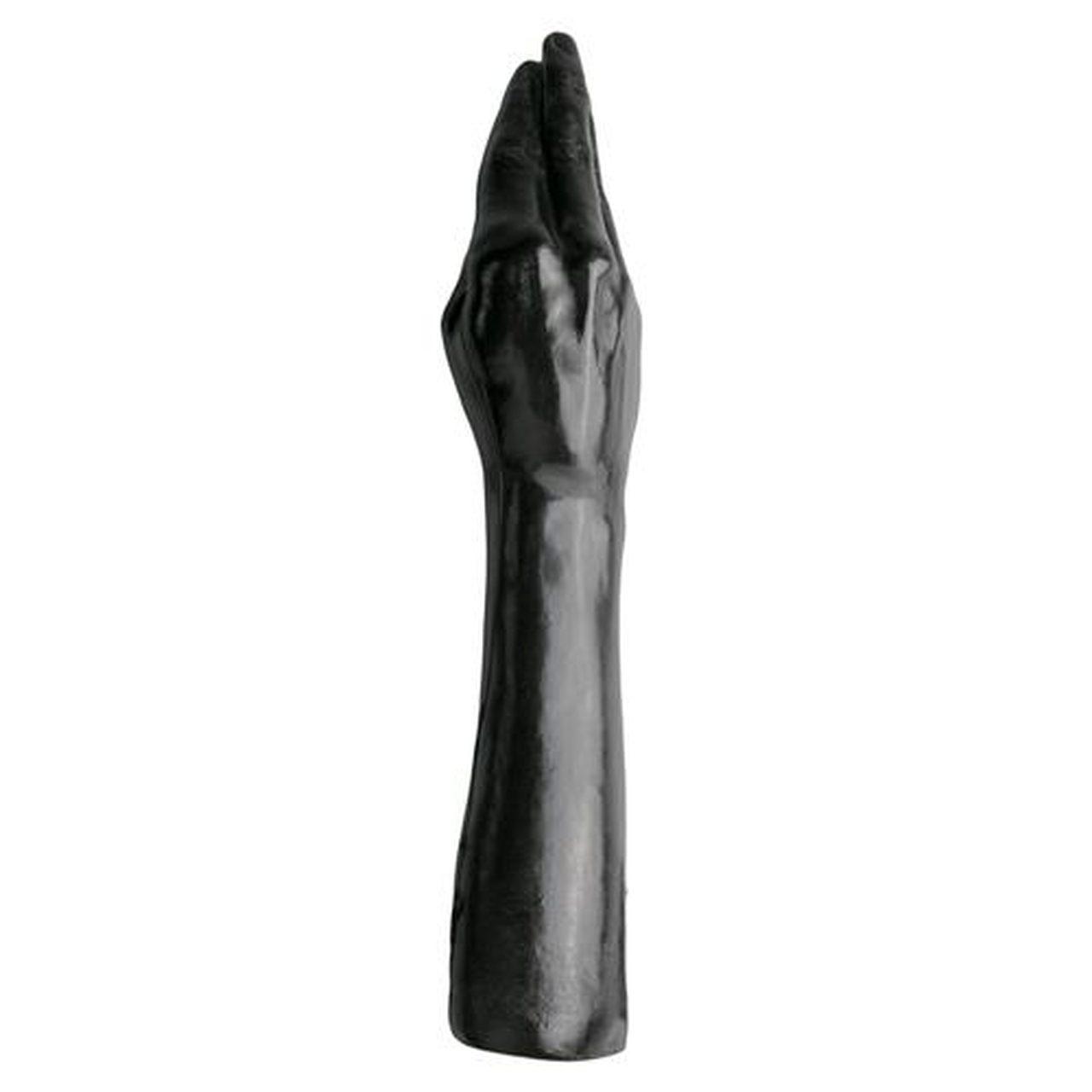 Czarne dildo 39 cm XXL – realistyczna faktura, wodoodporne | Loris.pl