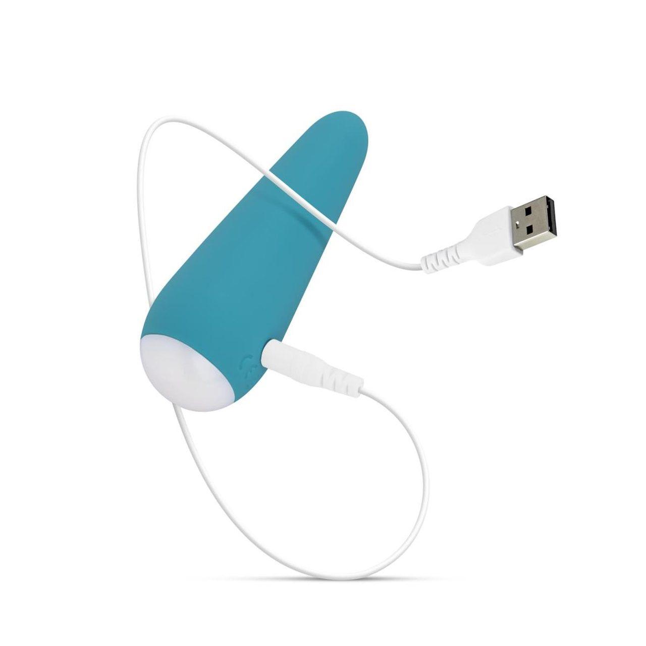 Mini wibrator wodoodporny USB 10 trybów | Dyskretna stymulacja