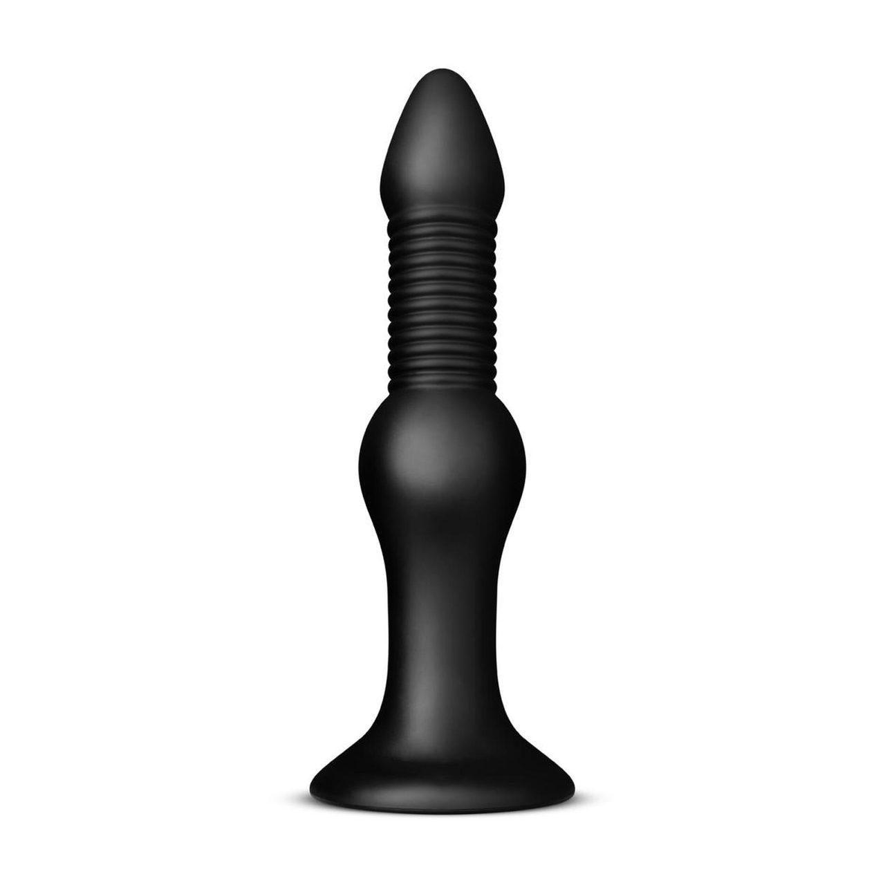 Żebrowane dildo analno-waginalne 25 cm, 6,6 cm | Loris.pl