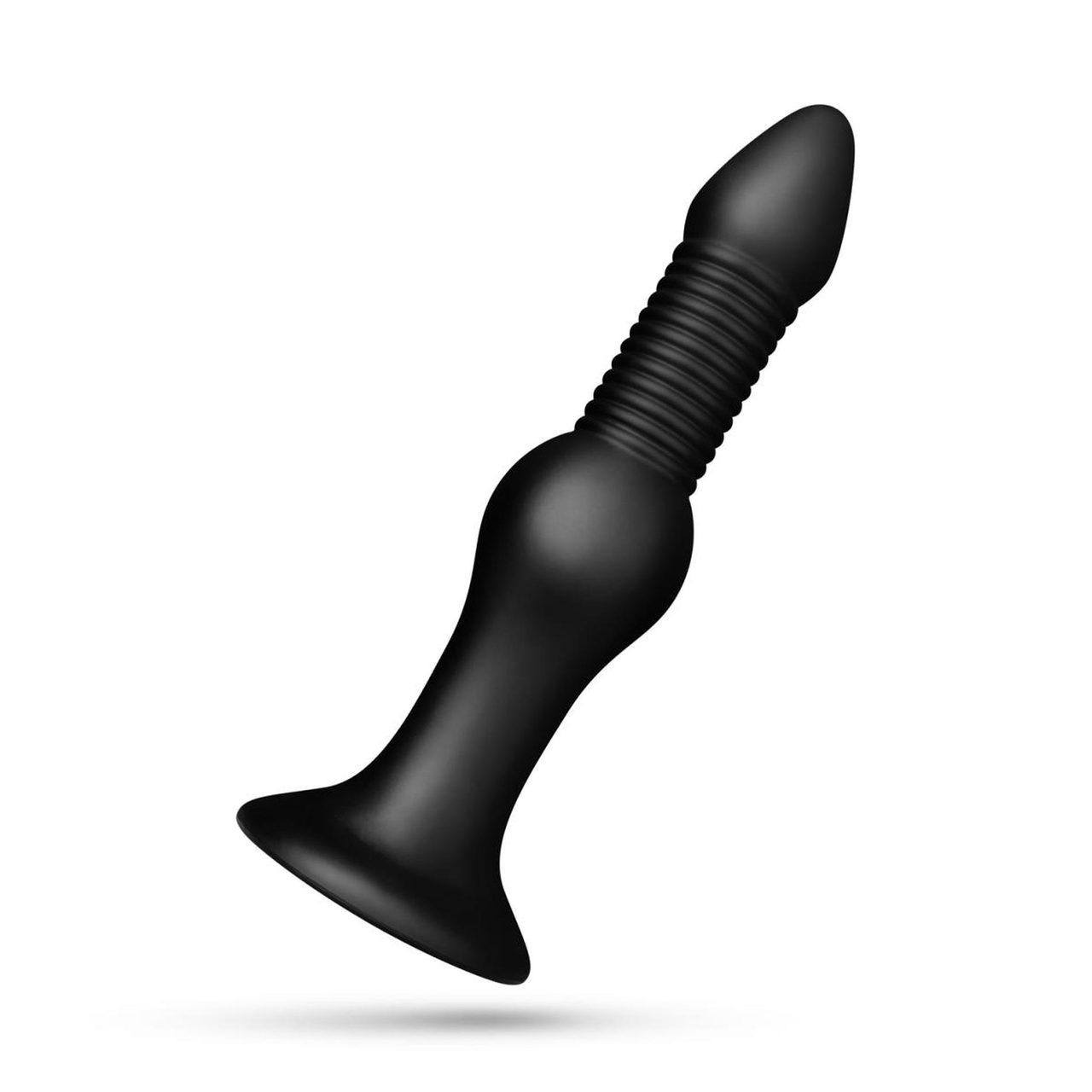 Żebrowane dildo analno-waginalne 25 cm, 6,6 cm | Loris.pl