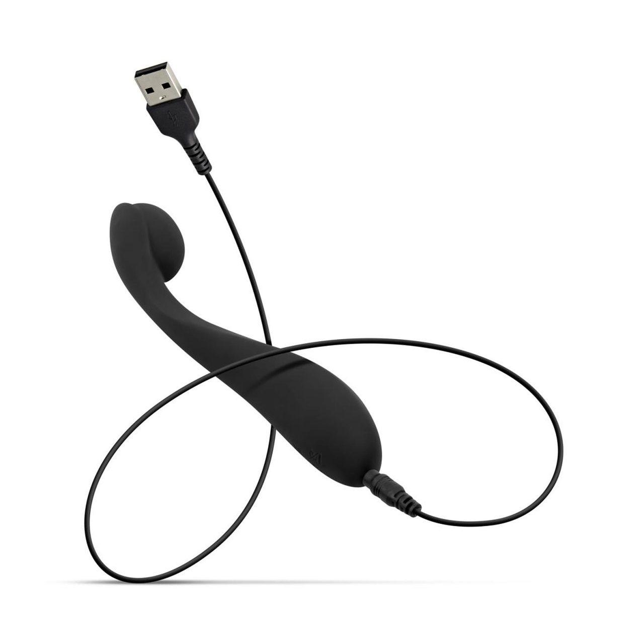 Wodoodporny wibrator do punktu G – zakrzywiony, elastyczny | Loris.pl