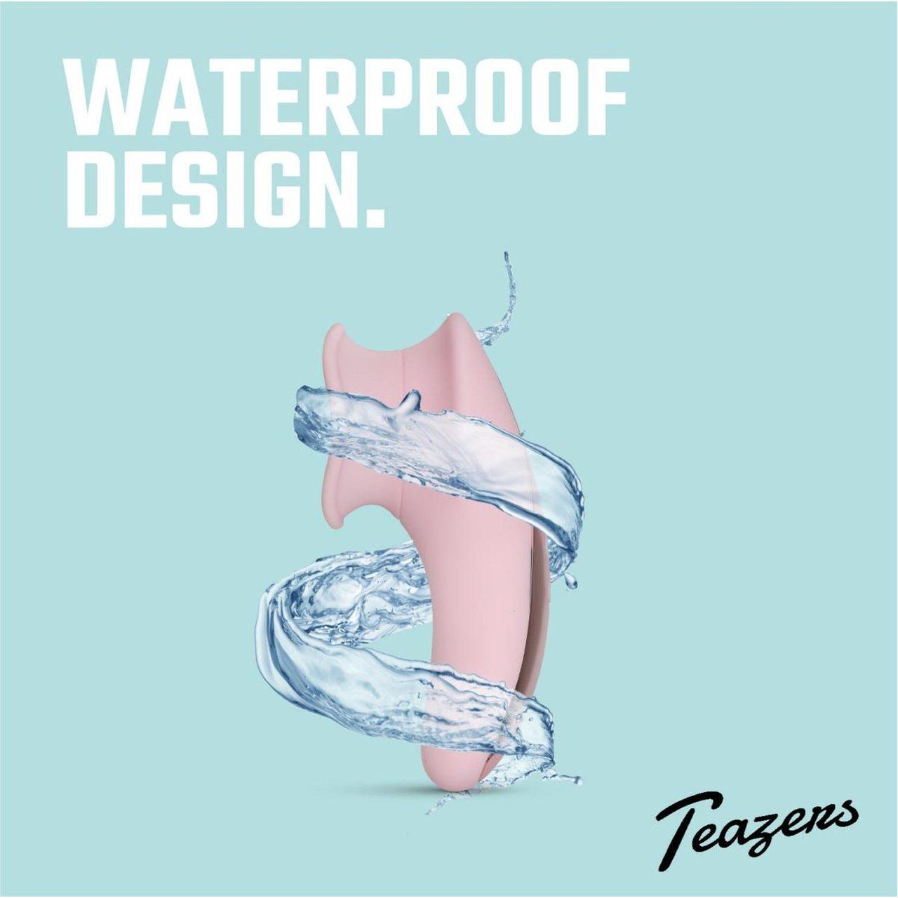 Stymulator łechtaczki w stringach różowy | Wodoodporny, ładowanie USB