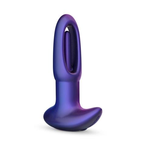 Wibrujący plug analny z pilotem USB – 10 trybów + trzepotanie