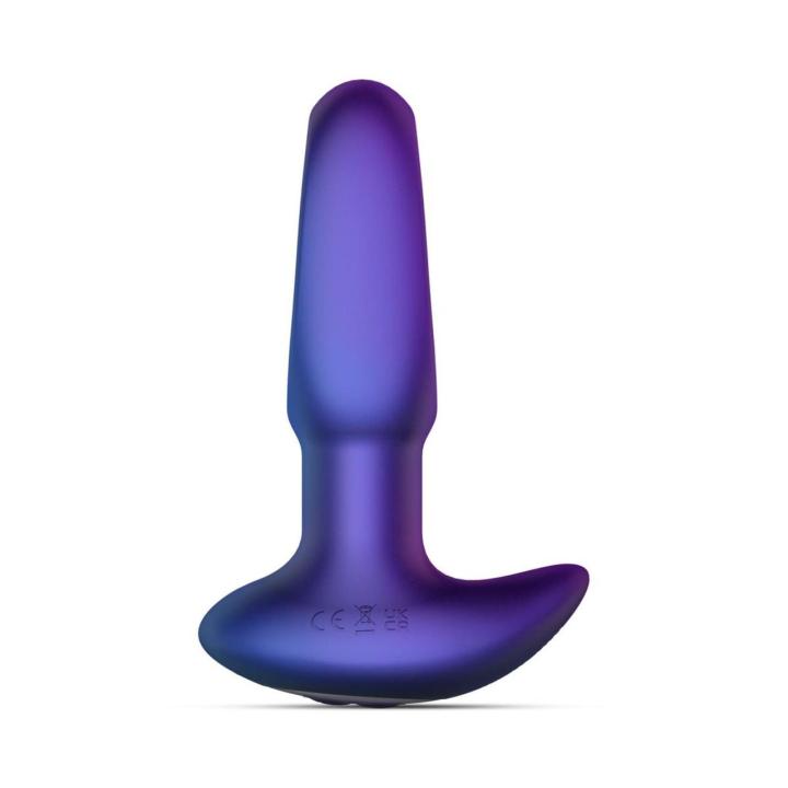 Wibrujący plug analny z pilotem USB – 10 trybów + trzepotanie