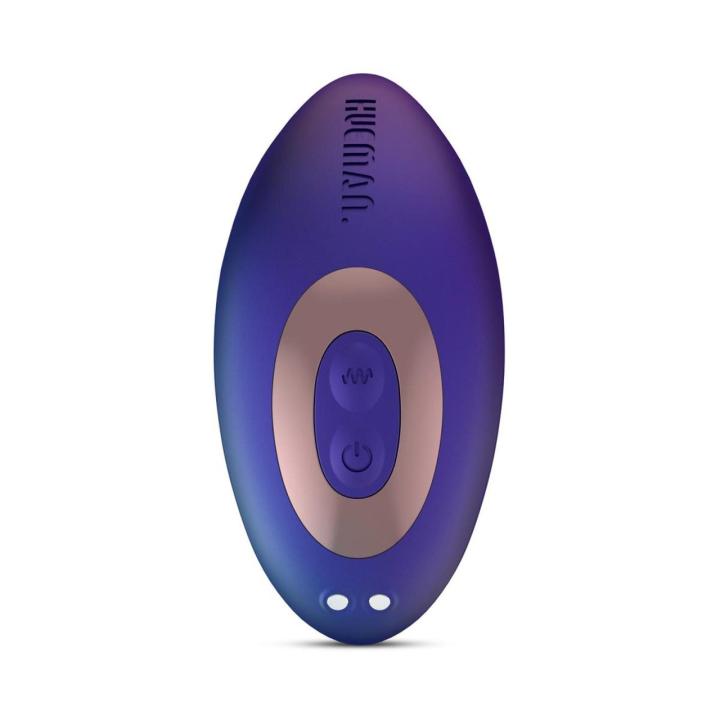 Wibrujący plug analny z pilotem USB – 10 trybów + trzepotanie