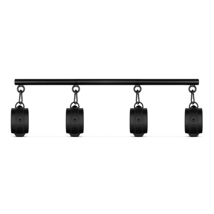 Regulowany drążek rozpierający BDSM 41–62 cm czarny