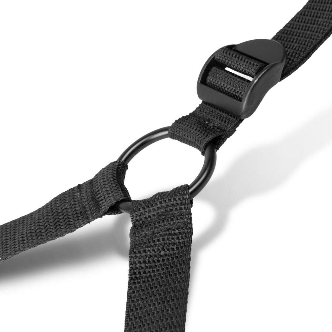 Zestaw do krępowania pod materac czarny | 4 regulowane kajdanki BDSM