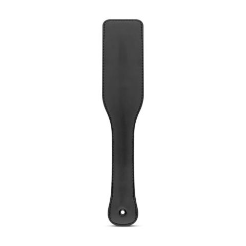 Czarny paddle BDSM ze skóry syntetycznej PU