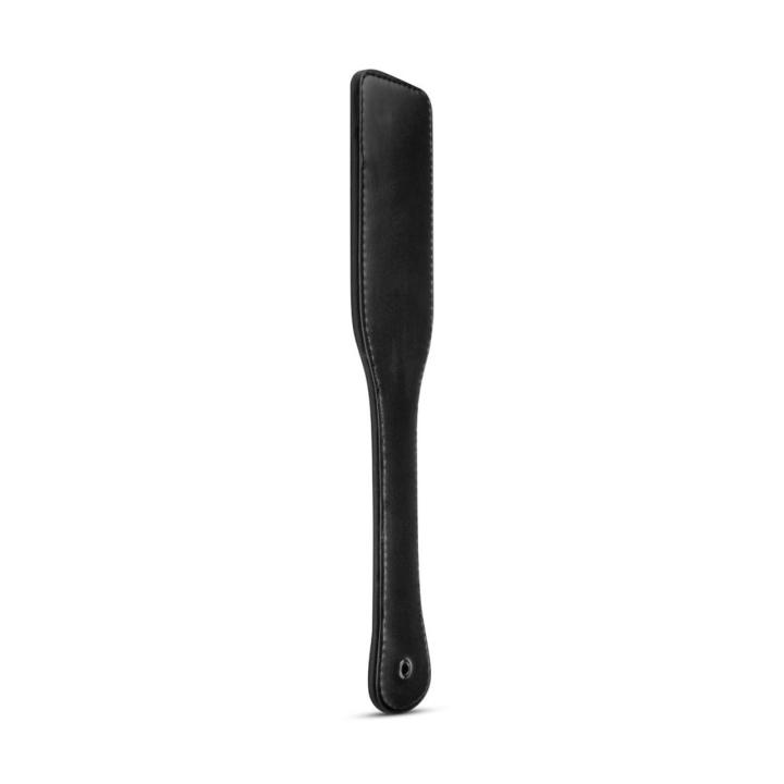 Czarny paddle BDSM ze skóry syntetycznej PU