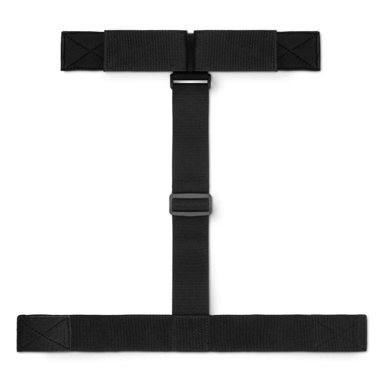 Zestaw bdsm obroża i kajdanki regulowane czarne | Loris.pl