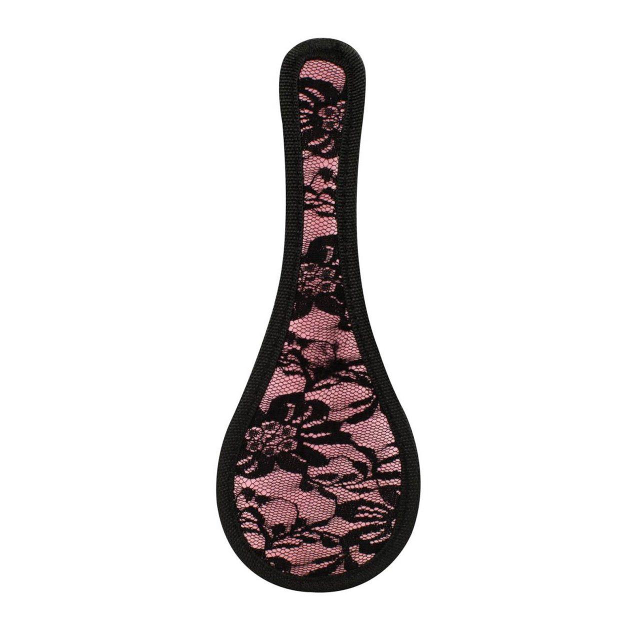 Koronkowy zestaw BDSM 8 el. z kajdankami i pejczem | Loris.pl