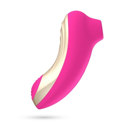 Różowy stymulator łechtaczki ssący z tappingiem 16 trybów