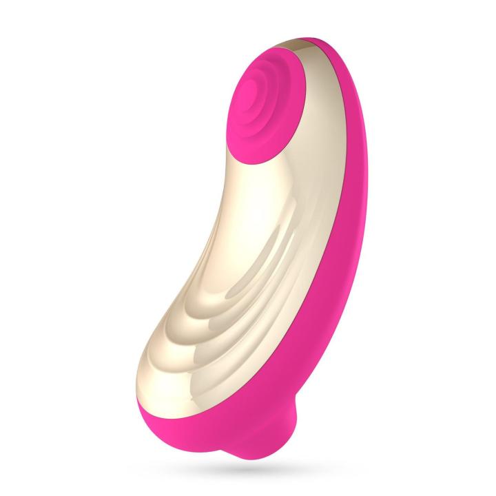 Różowy stymulator łechtaczki ssący z tappingiem 16 trybów