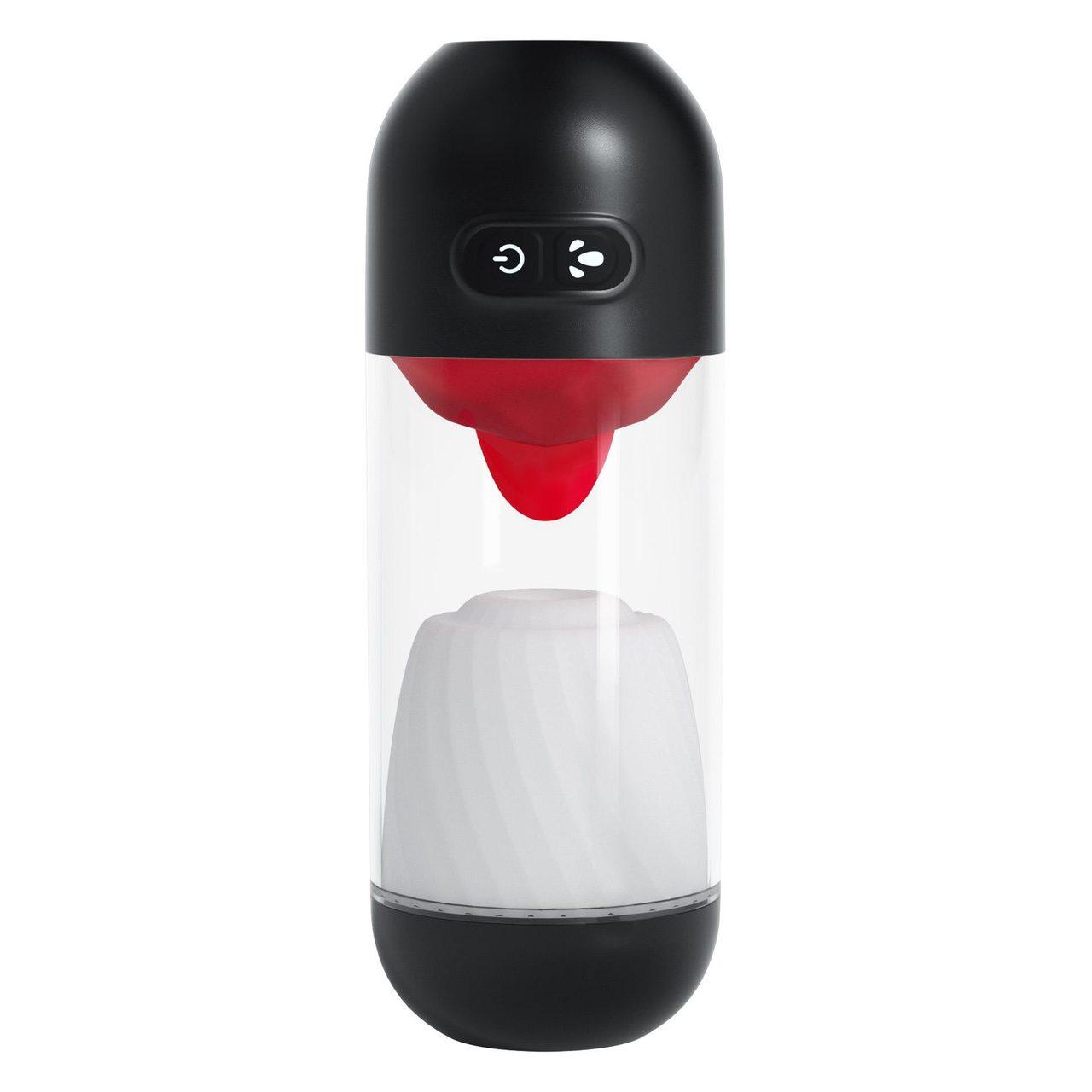 Masturbator rotacyjny 2w1 ze stymulatorem językowym | 20 trybów | Loris.pl