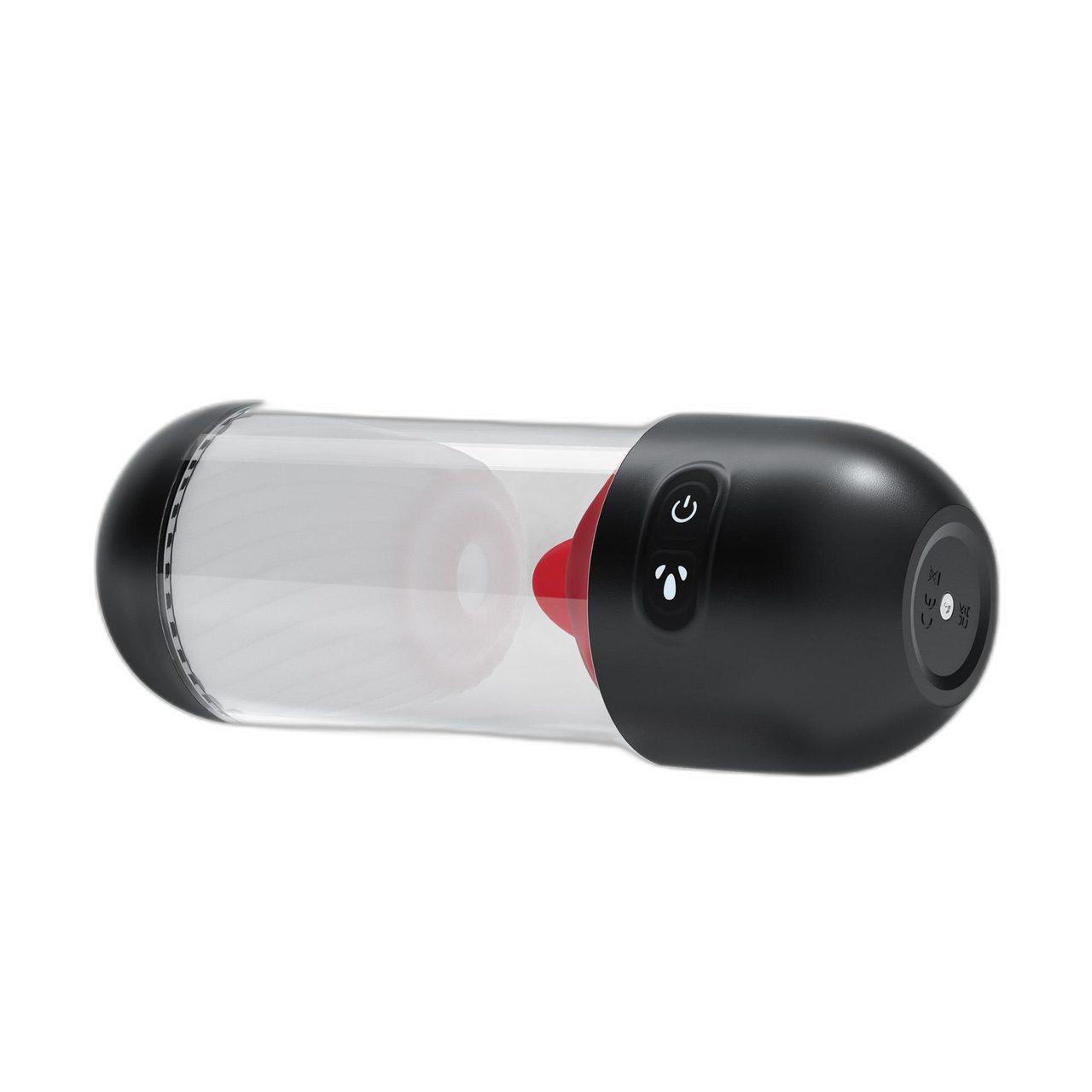 Masturbator rotacyjny 2w1 ze stymulatorem językowym | 20 trybów | Loris.pl