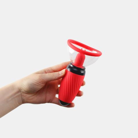 Stymulator ssący z wibrującymi języczkami USB