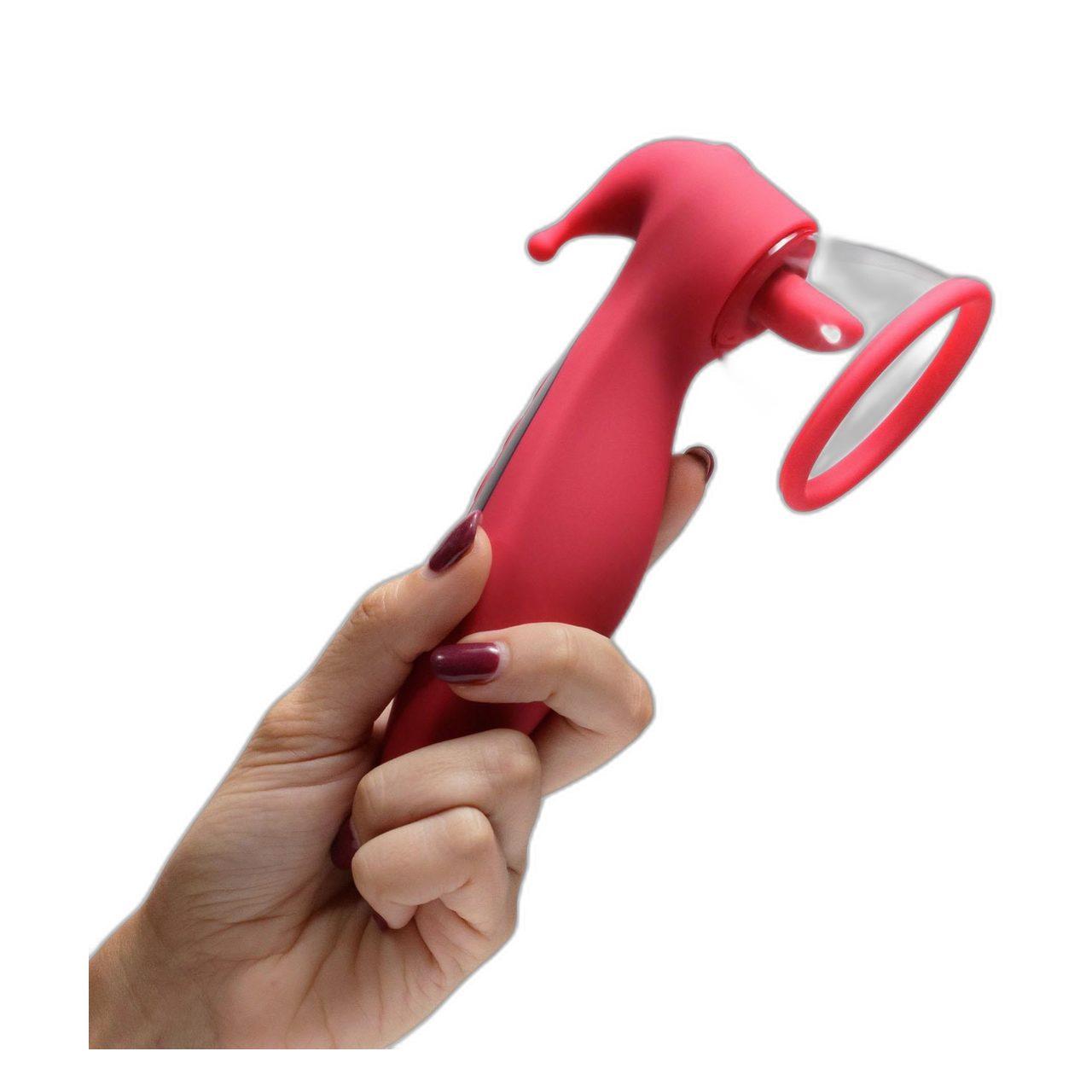 Stymulator łechtaczki i sutków z ssaniem, lizaniem i wibracjami | Loris.pl