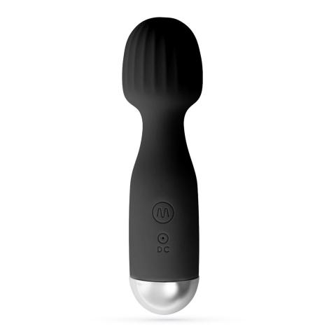 Mini wand do łechtaczki czarny | 10 trybów, USB, wodoodporny