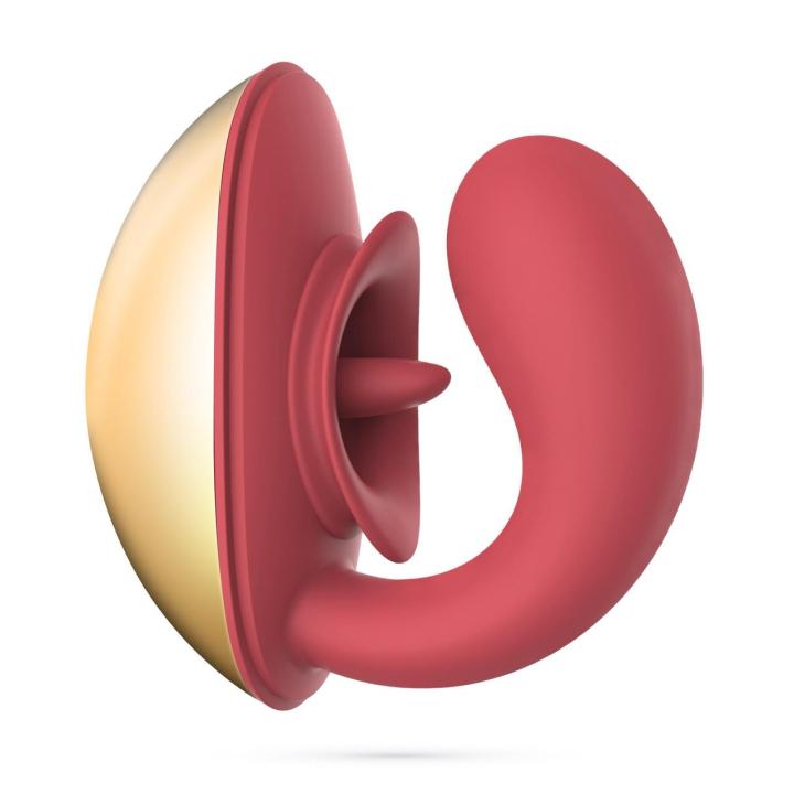 Stymulator dla par z języczkiem i wibracjami USB | Loris.pl