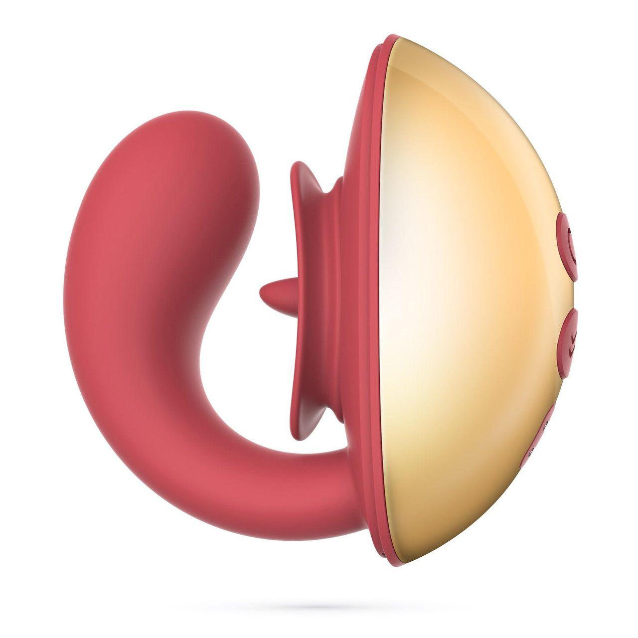 Stymulator dla par z języczkiem i wibracjami USB | Loris.pl