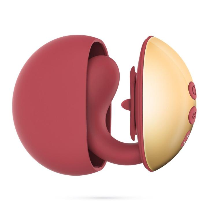 Stymulator dla par z języczkiem i wibracjami USB