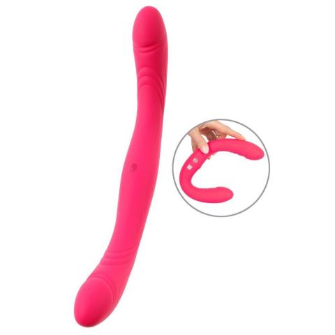 Podwójny wibrator dla par 31,2 cm – 2 silniczki, 9 trybów