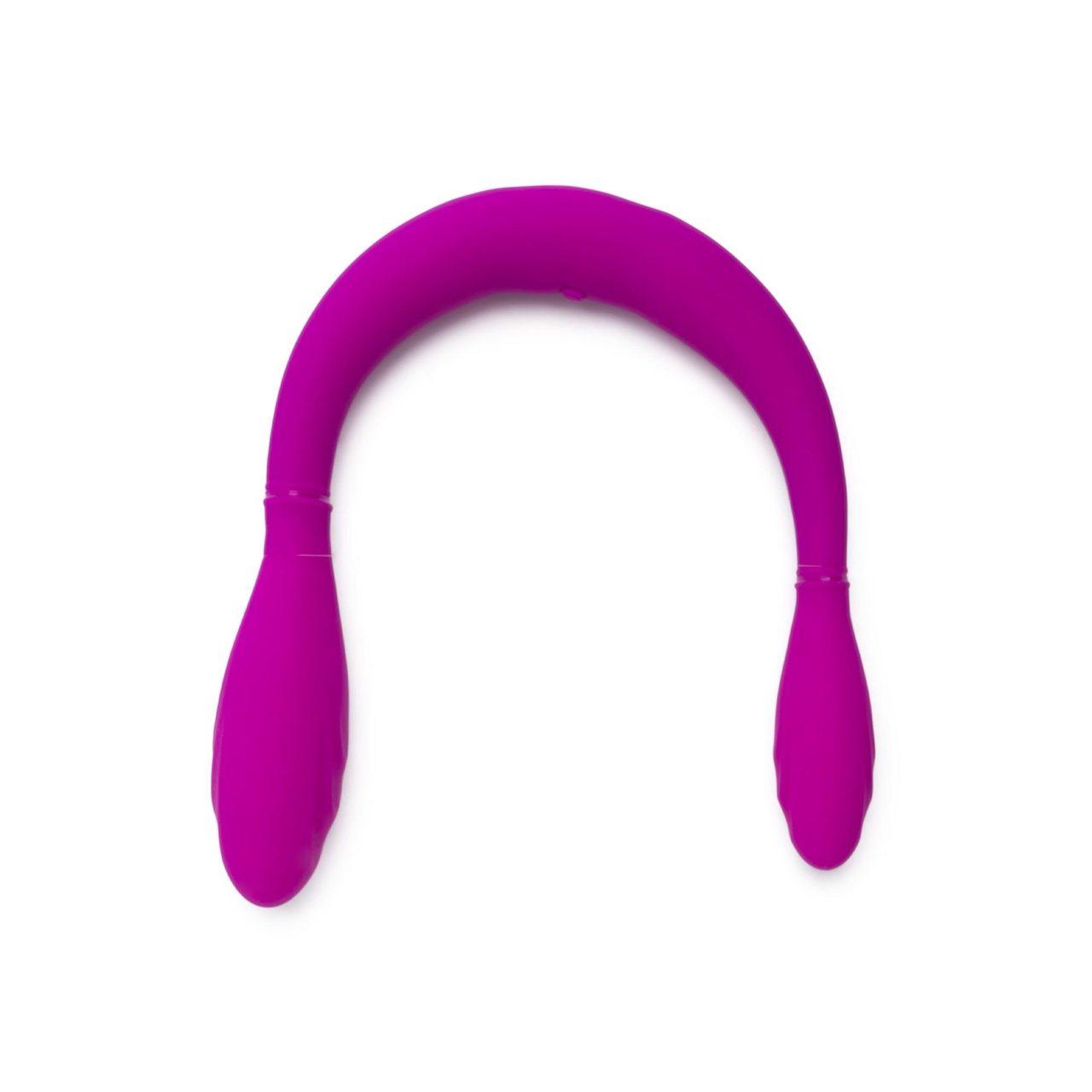 Podwójny wibrator różowy z dwoma silnikami | Loris.pl