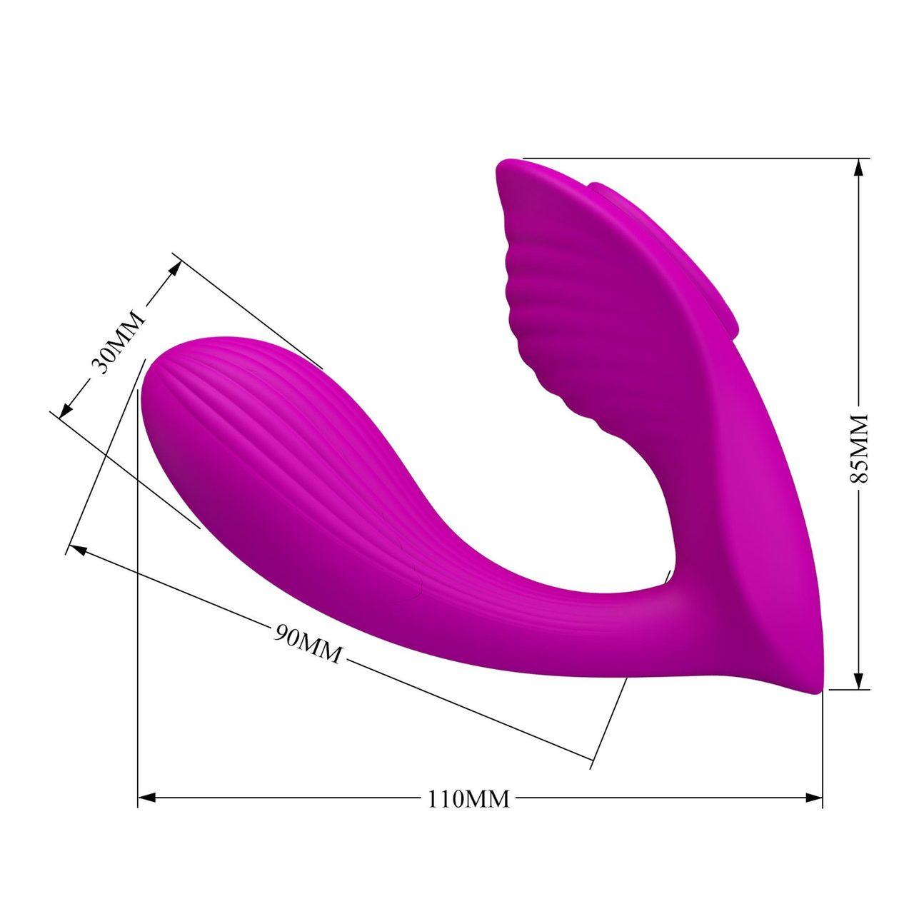 Wibrator do majtek z pilotem bezprzewodowym – 10 trybów, funkcja pamięci | Loris.pl